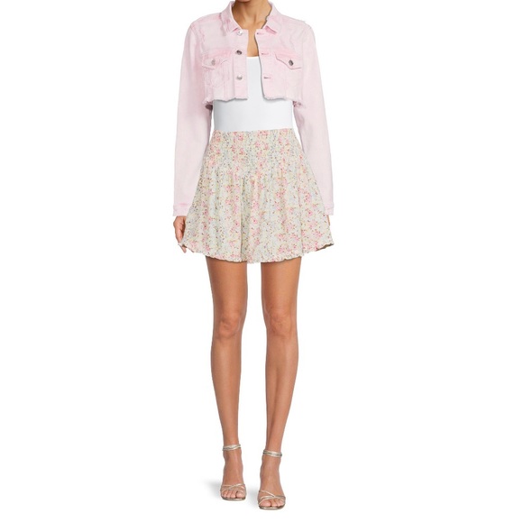 Floral Mini Skirt Madden NYC - Picture 3 of 4